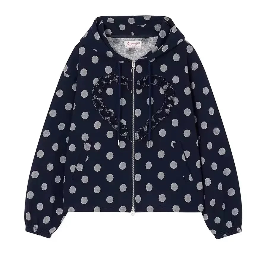 Autumn new spliced rivet black classic personalized long sleeved jacket Y2K retro loose street daily couple cardigan jacket