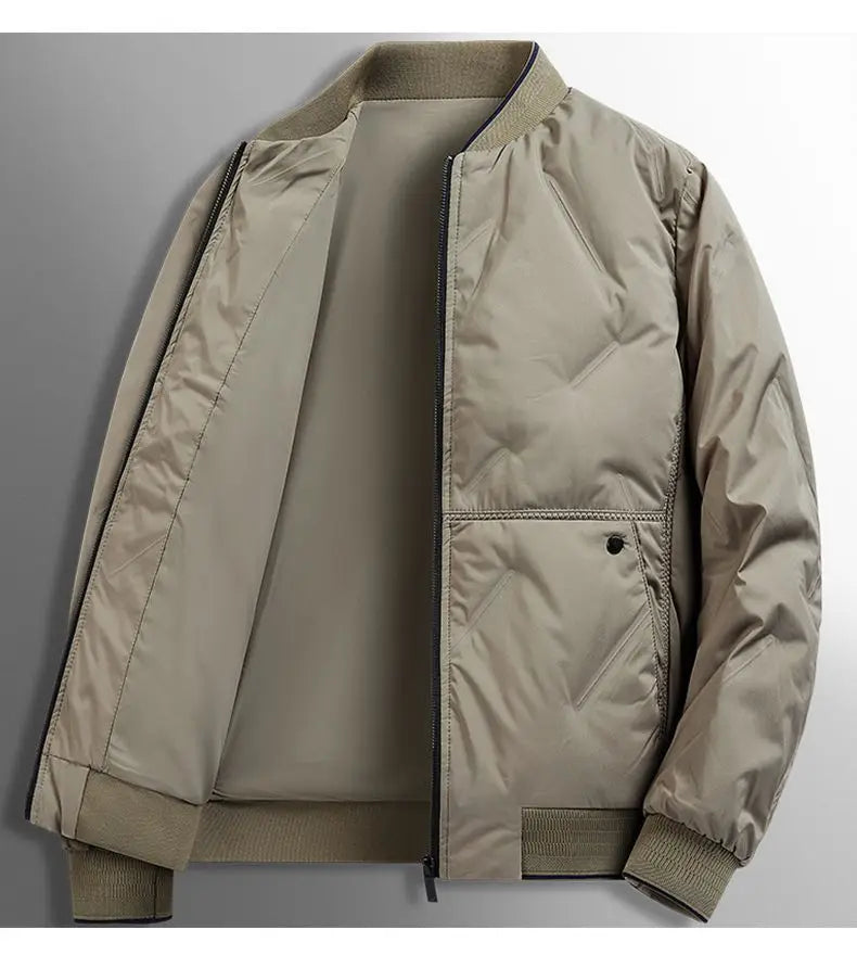 Down Cotton Jacket Winter Thickened Cotton Jacket Men's New Trendy Casual Youth Jacket Trendy Versatile Cotton Jacket Top