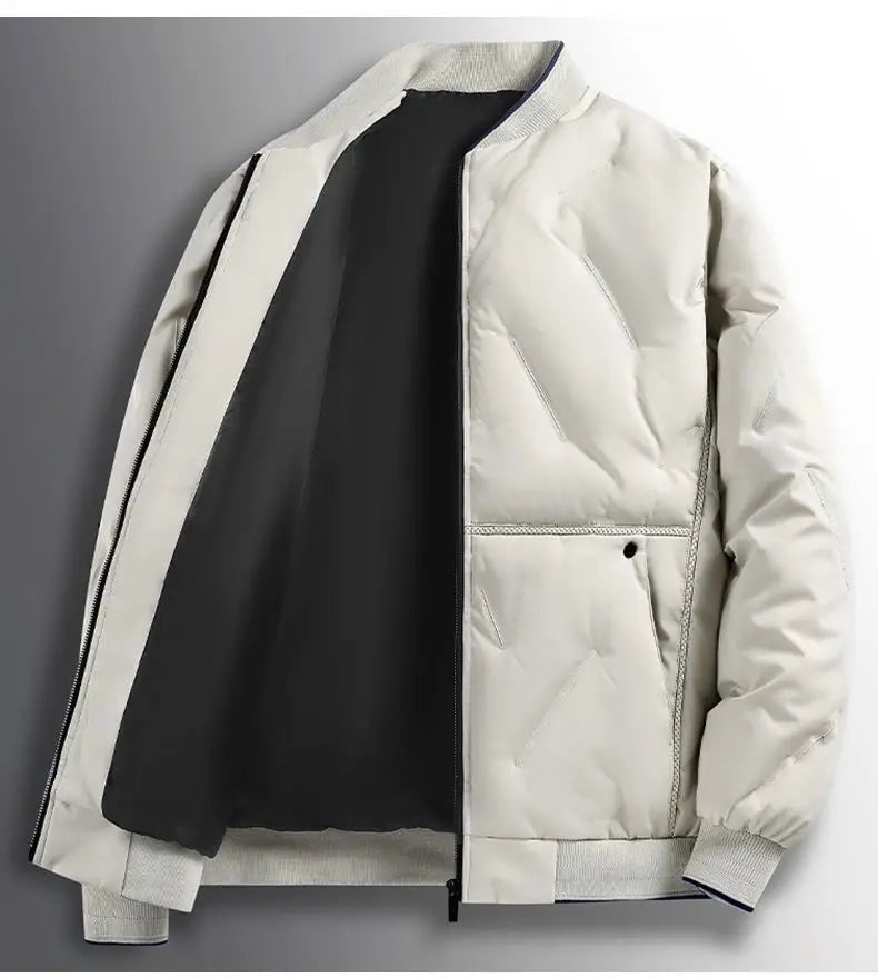 Down Cotton Jacket Winter Thickened Cotton Jacket Men's New Trendy Casual Youth Jacket Trendy Versatile Cotton Jacket Top