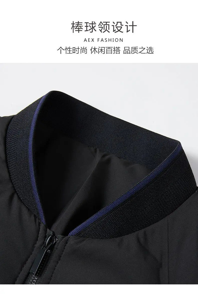 Down Cotton Jacket Winter Thickened Cotton Jacket Men's New Trendy Casual Youth Jacket Trendy Versatile Cotton Jacket Top