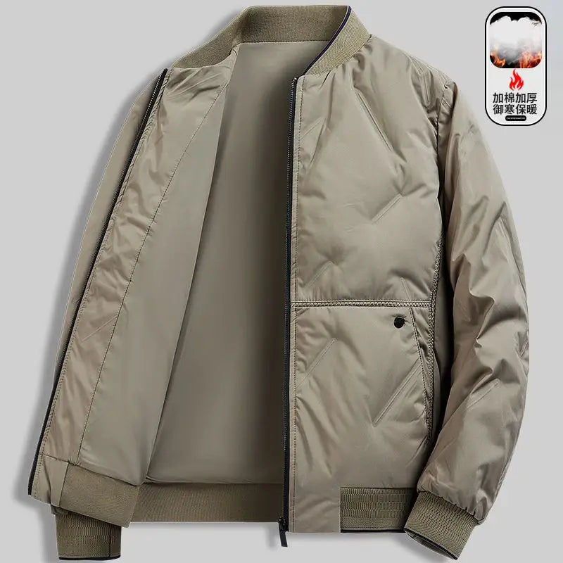 Down Cotton Jacket Winter Thickened Cotton Jacket Men's New Trendy Casual Youth Jacket Trendy Versatile Cotton Jacket Top